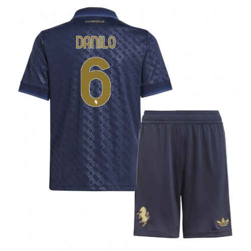 Dětský fotbalový dres Juventus Danilo Luiz #6 2024-25 Třetí Krátký Rukáv (+ trenýrky)